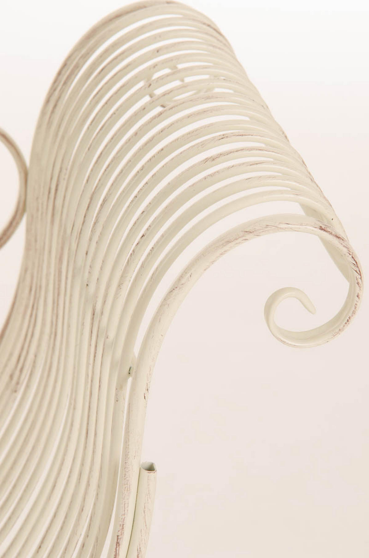 GARTENBANK Sizon Metall Beige 156x46x78cm Gartenliege - Beige, Metall (156/78/46cm) - DELUKE