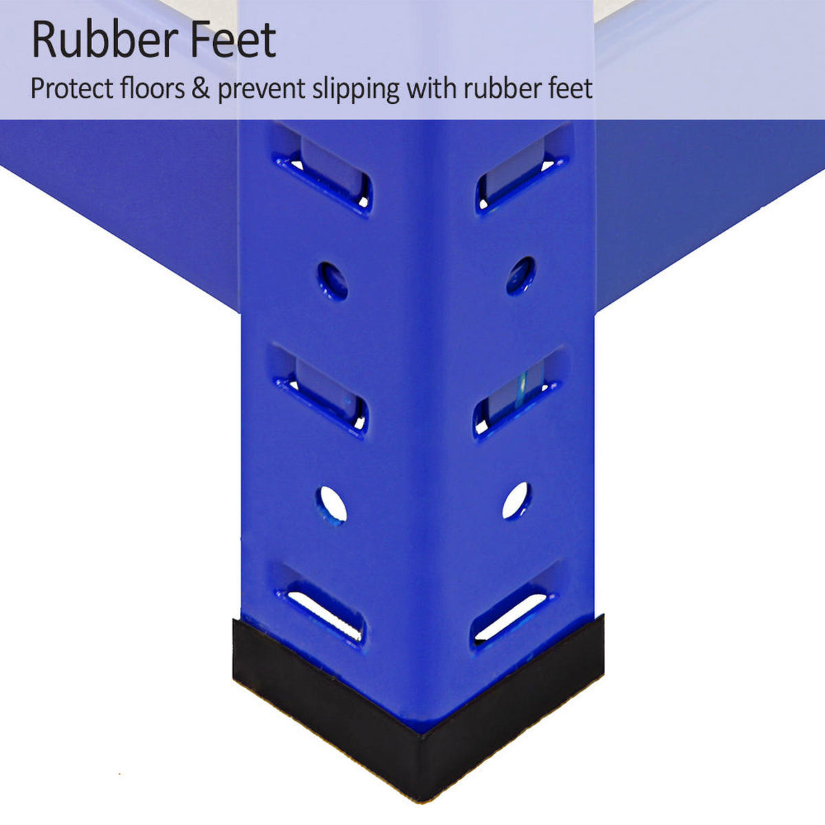 LAGERREGAL 5 x T-Rax 180cm x 120cm x 45cm Blau - Blau, Metall (120/180/45cm) - Monstershop