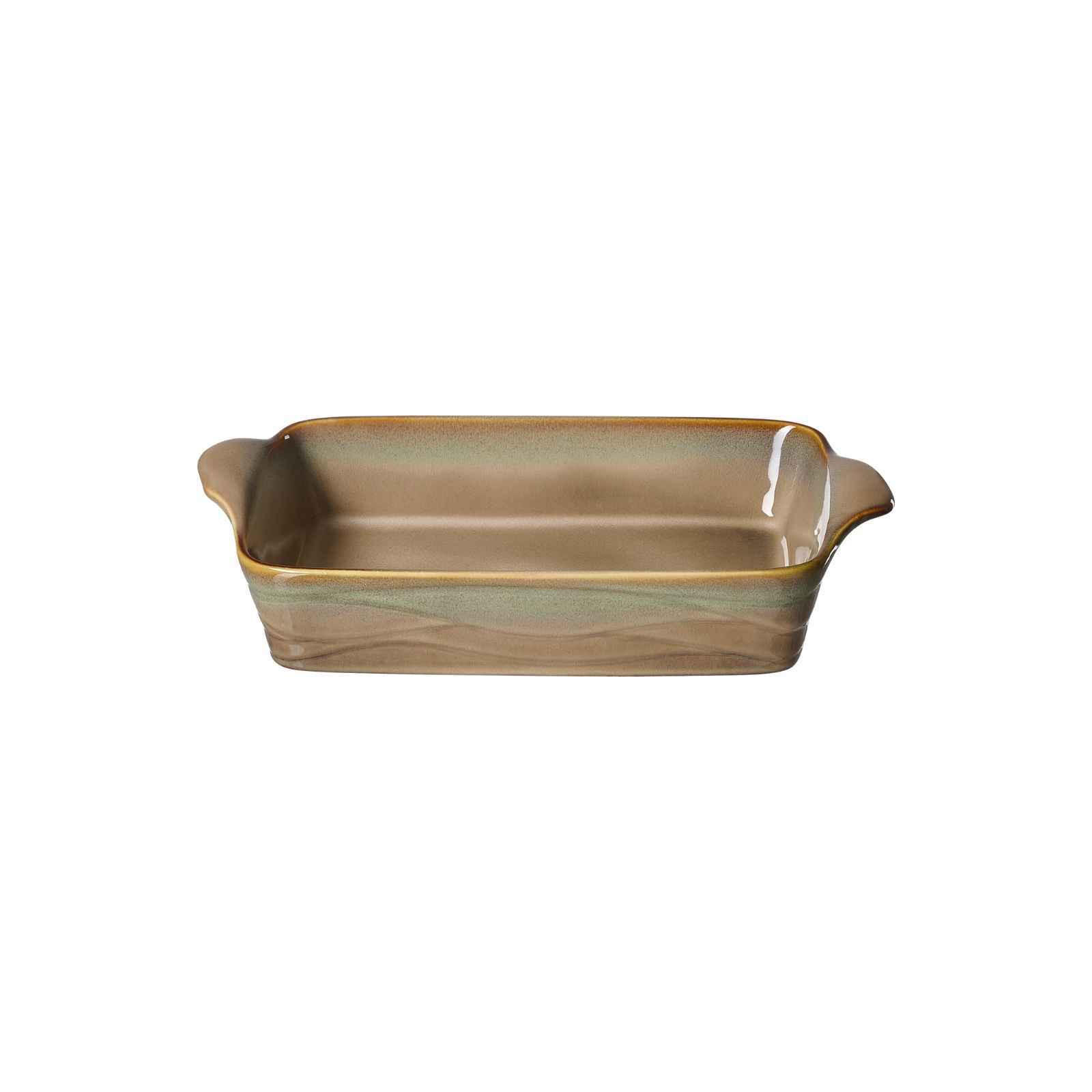 AUFLAUFFORM ECKIG Tortosa braun 32 x 18 cm - Braun, Keramik (32/18/7cm) - Ritzenhoff Breker