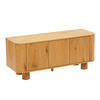 TV-SCHRANK 120 cm, helles Holz - Beige, Holz (40/50/120cm) - Oviala