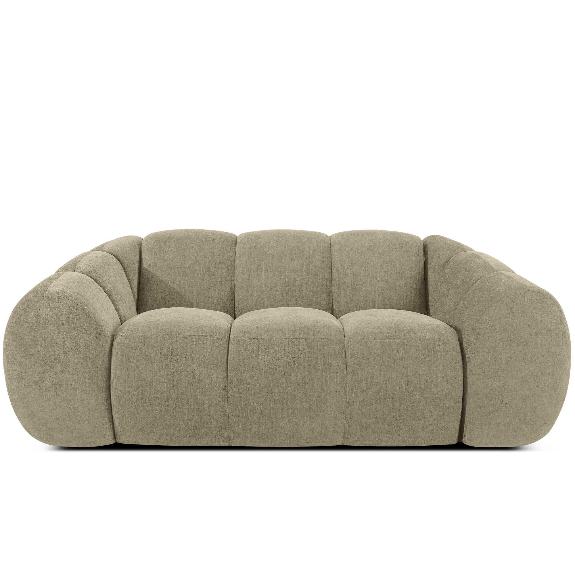 2-SITZER SOFA FLAVA, Sandfarben - Sandfarben, Holz/Holzwerkstoff (200/76/100cm) - KONSIMO®