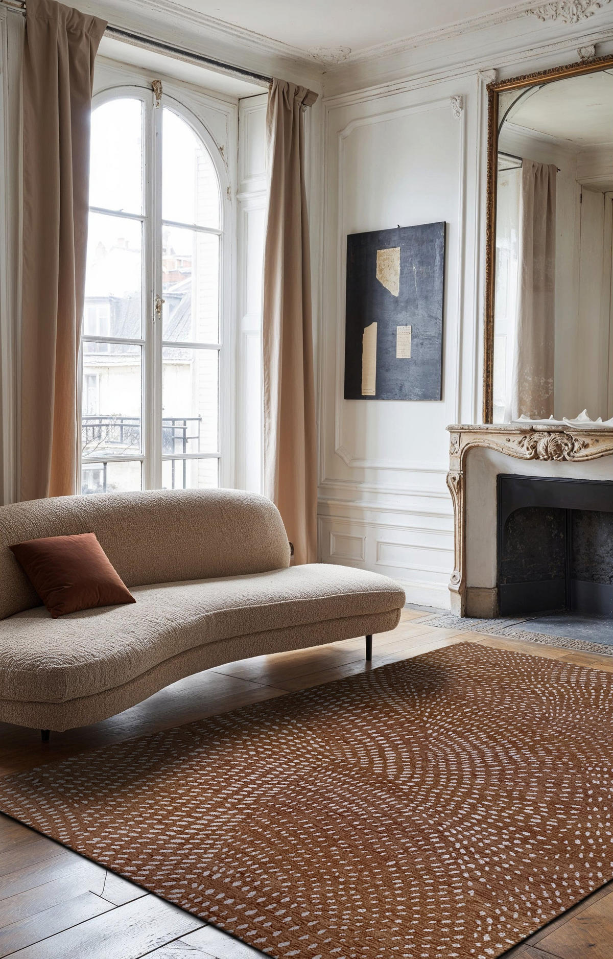 TEPPICH modern Flachgewebe PRETO Braun 240 x 340 cm - Braun, Textil (240/340cm) - Novatrend