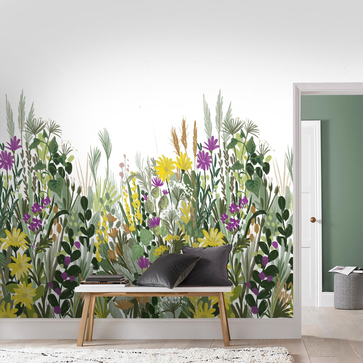 FOTOTAPETE Garance 280x159cm - Multicolor, Papier/Kunststoff (159/1cm) - Art for the Home
