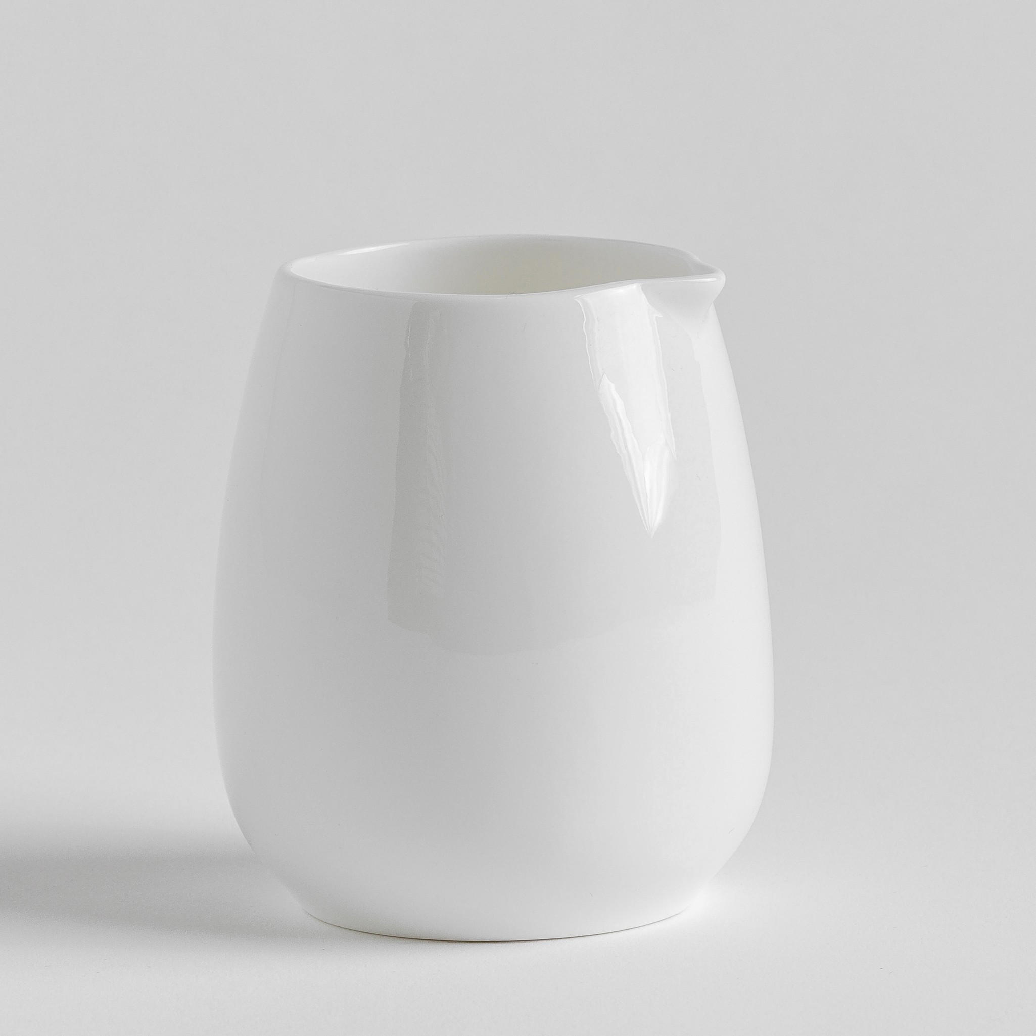 MILCHKÄNNCHEN Bianco - Weiß, Keramik (0.19L) - home&you