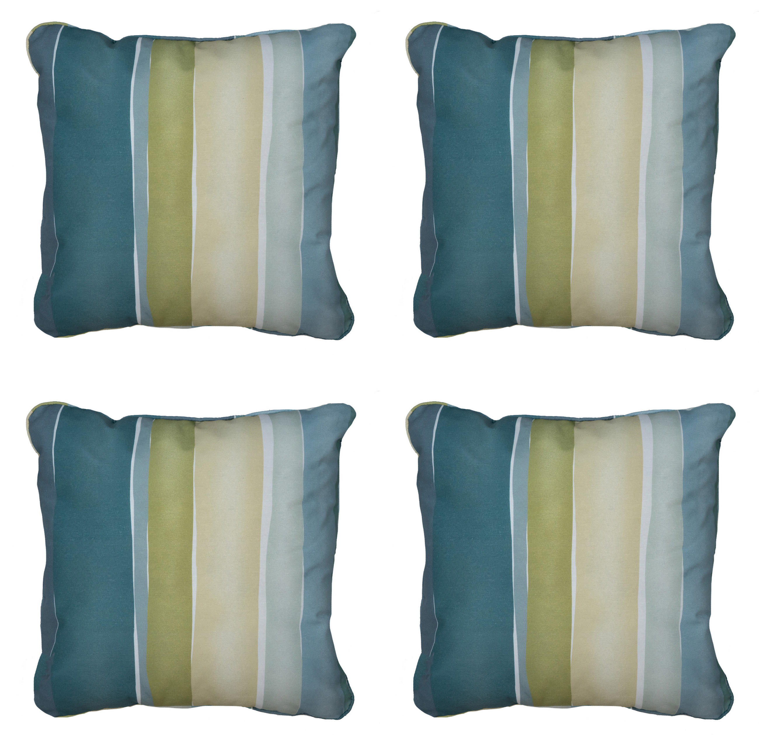 DEKORATIONSKISSEN Nox - Mehrfarbig - 50/50/10 cm - 4er-Set - Multicolor, Textil (50/50cm) - Madison