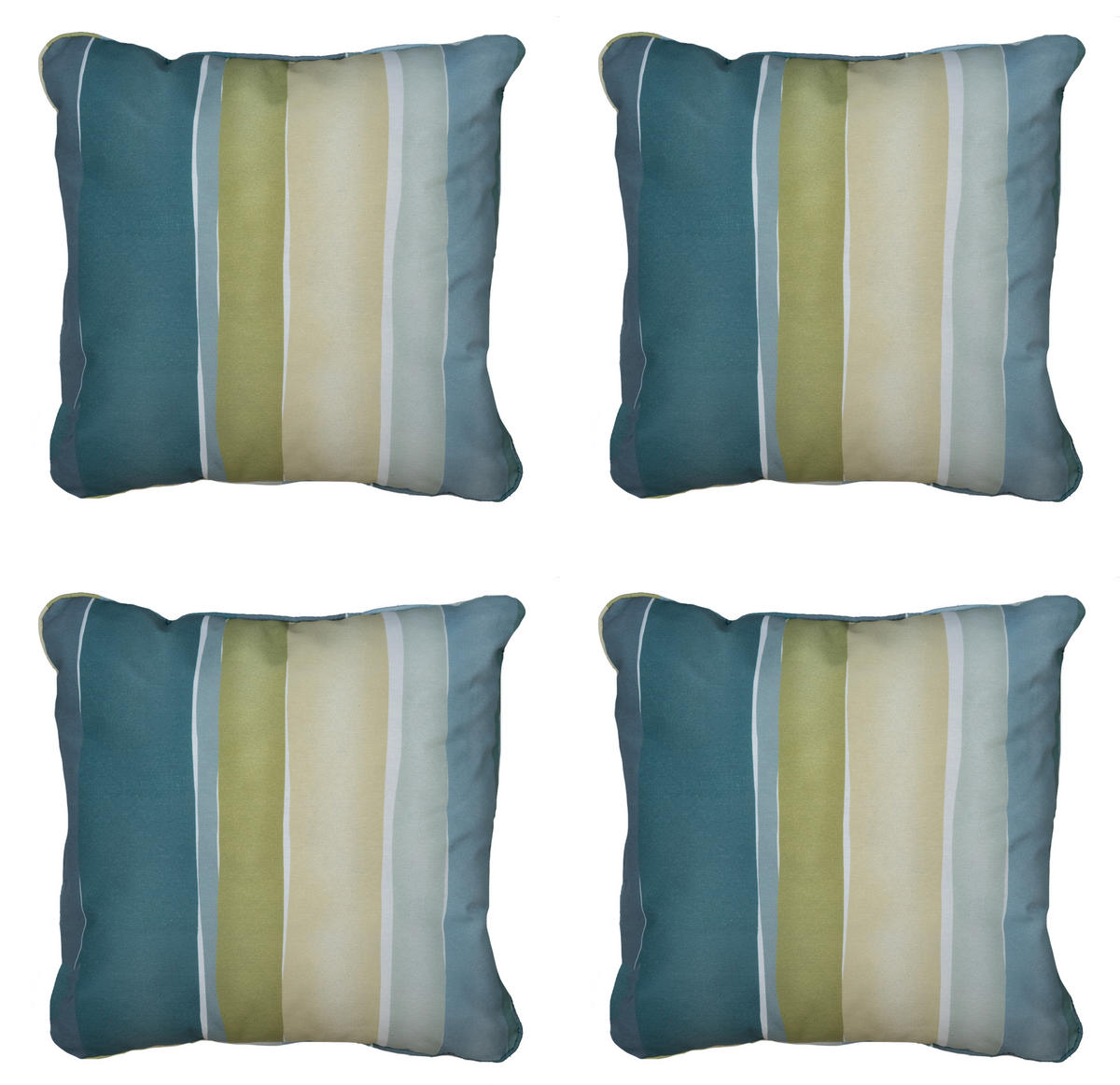 DEKORATIONSKISSEN Nox - Mehrfarbig - 50/50/10 cm - 4er-Set - Multicolor, Textil (50/50cm) - Madison