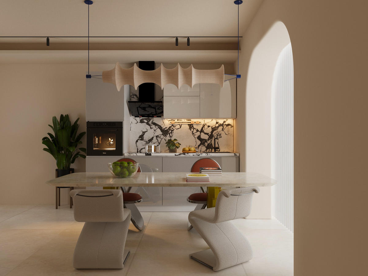 KÜCHENZEILE 240 cm Glanzia – KU-S05 – Grau / Weiß – Hochglanz - Weiß Hochglanz/Grau, Holzwerkstoff (240/212/60cm) - hi-markt