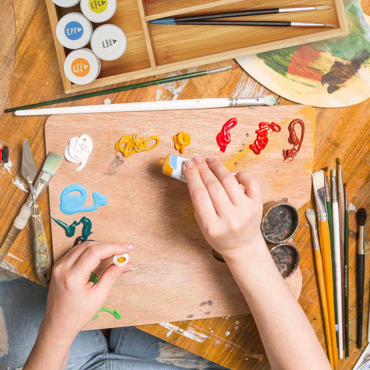 SCHUBLADENORGANIZER - Hellbraun, Holz/Holzwerkstoff (16/28/4cm) - Relaxdays