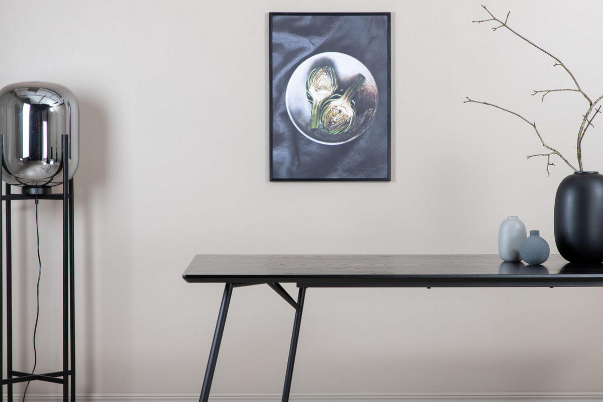 ESSTISCH 90x190 cm schwarz - Schwarz, Holzwerkstoff (190/90/75cm) - ebuy24