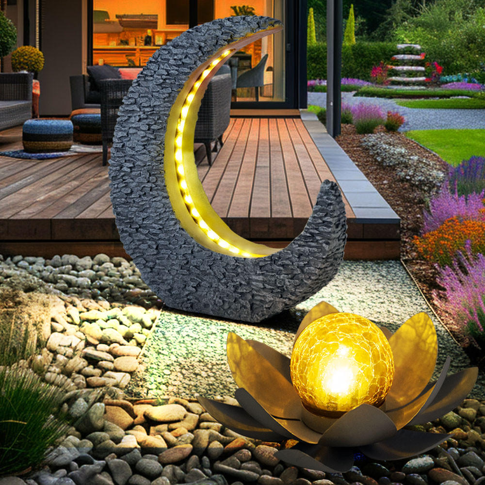 LED AUSSENLEUCHTE Metall Grau 2er Set - Grau, Metall (28/9/31cm) - Globo Lighting