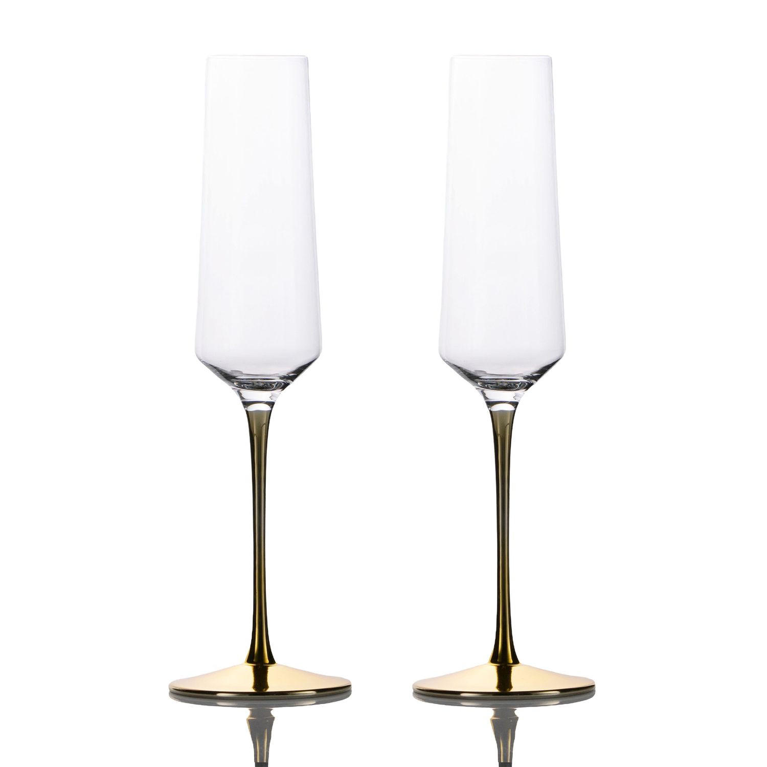 SEKTGLAS SET 200 ml (2-tlg) - Transparent, Glas (0.2L) - Intirilife
