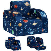 KINDERSESSEL, Schaumstoff, Blau, 46,5L x 93B x 28,5H cm - Blau, Metall (93/28.5/46.5cm) - AIYAPLAY