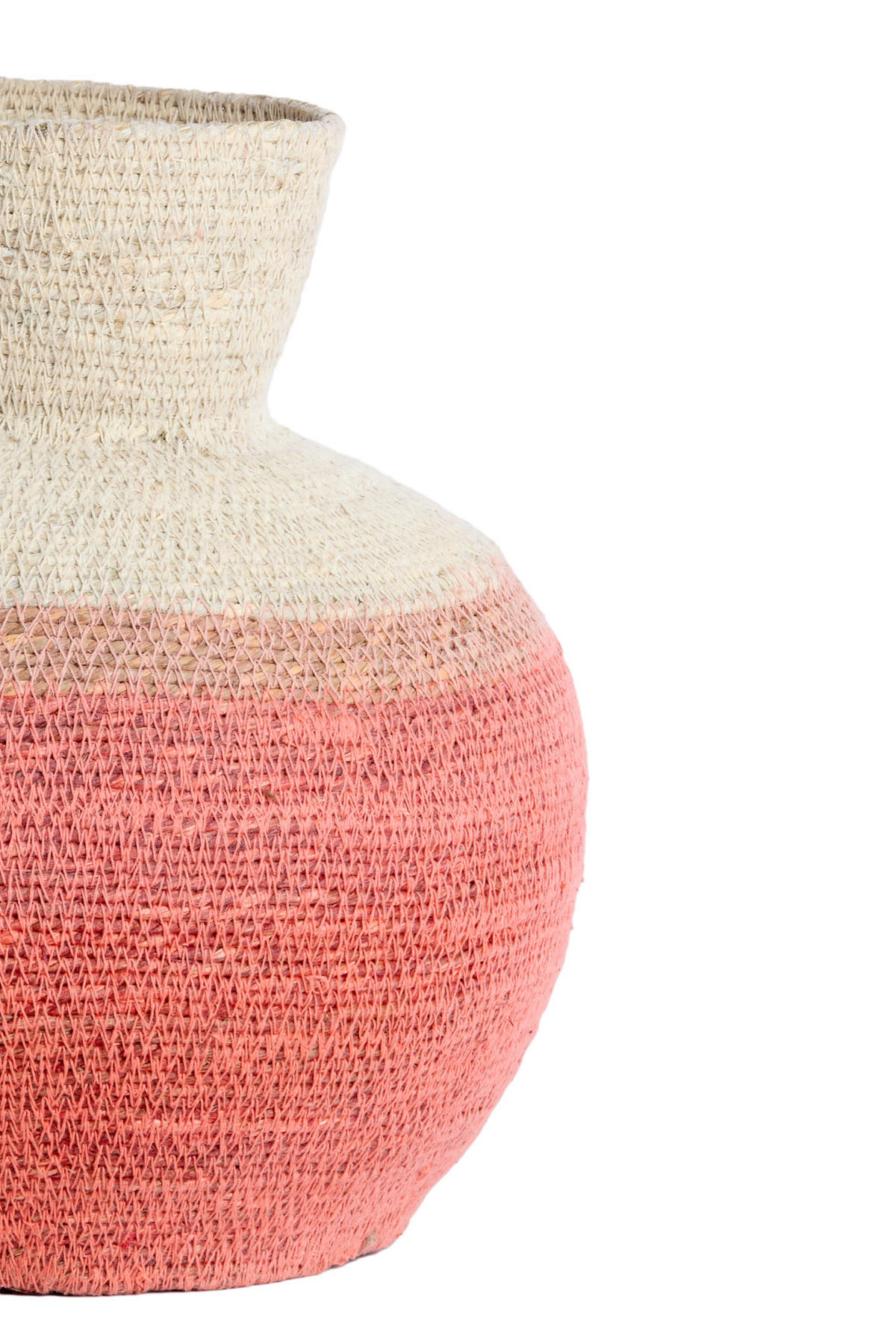 KORB Bisira Braun Ø23,5/27 cm - Altrosa, Naturmaterialien (23.5/27/23.5cm) - Light & Living
