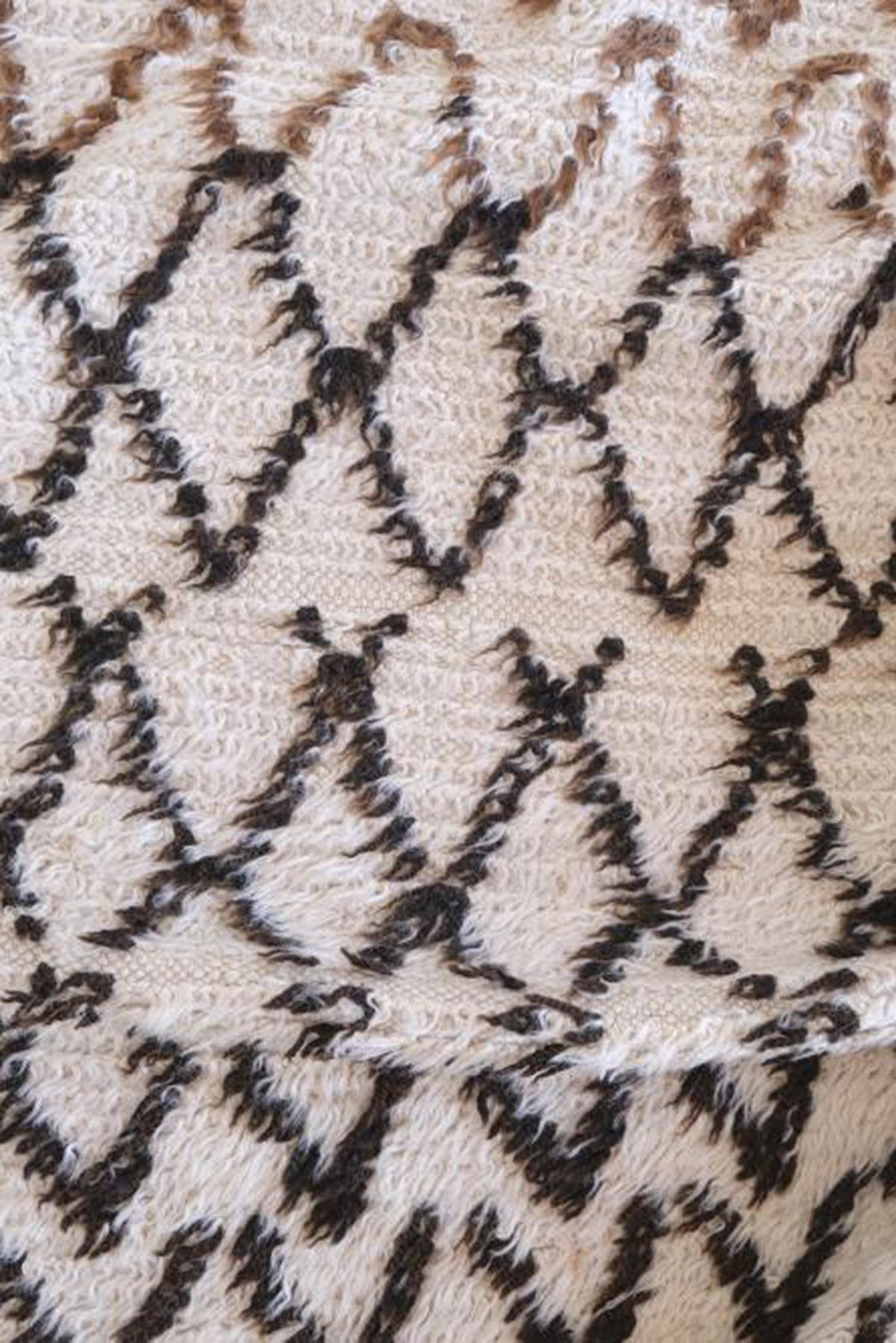 BERBERTEPPICH aus reiner Wolle 181x 320 cm - Weiß, Naturmaterialien (181/320cm) - AFK Living