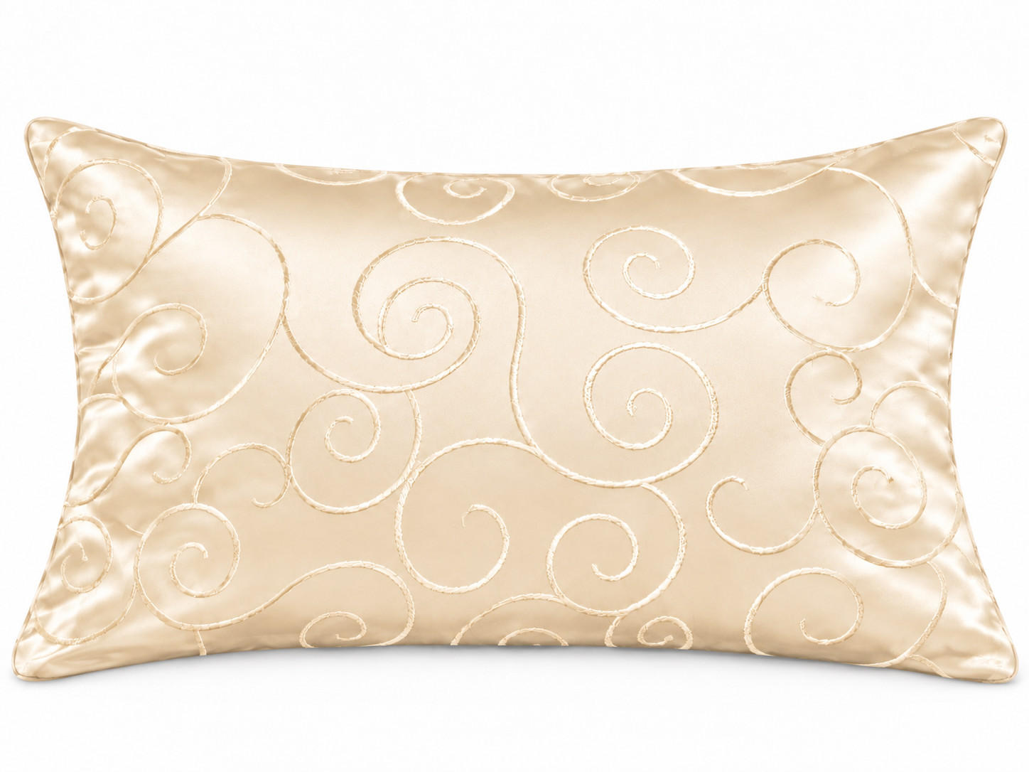 KISSENBEZUG 30x50 cm Creme Damast Circle - Creme, Textil (30/50cm) - TiborTex