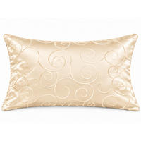 KISSENBEZUG 30x50 cm Creme Damast Circle - Creme, Textil (30/50cm) - TiborTex