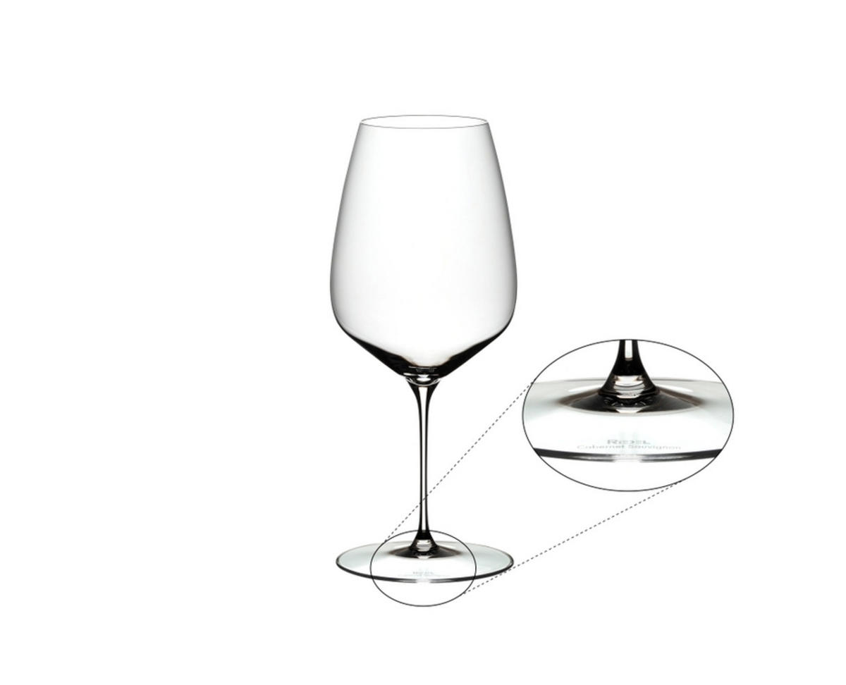 CABERNET / MERLOT WEINGLÄSER Veloce transparent 829 ml 6er Set - Transparent, Glas (0.83L) - Riedel