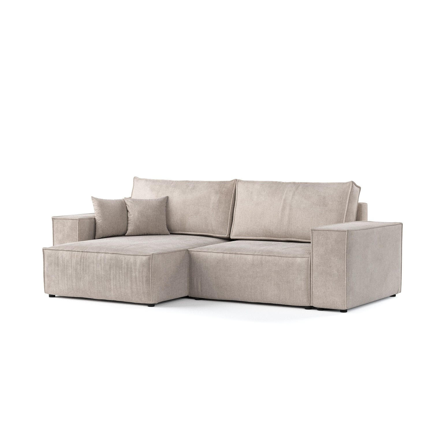 AltaBeds ROHOVÁ SEDAČKA CAVO, textil, Béžová