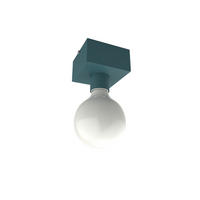 DECKENLEUCHTE Boston S - Blau, Metall (10/10/7.5cm) - Lumicom