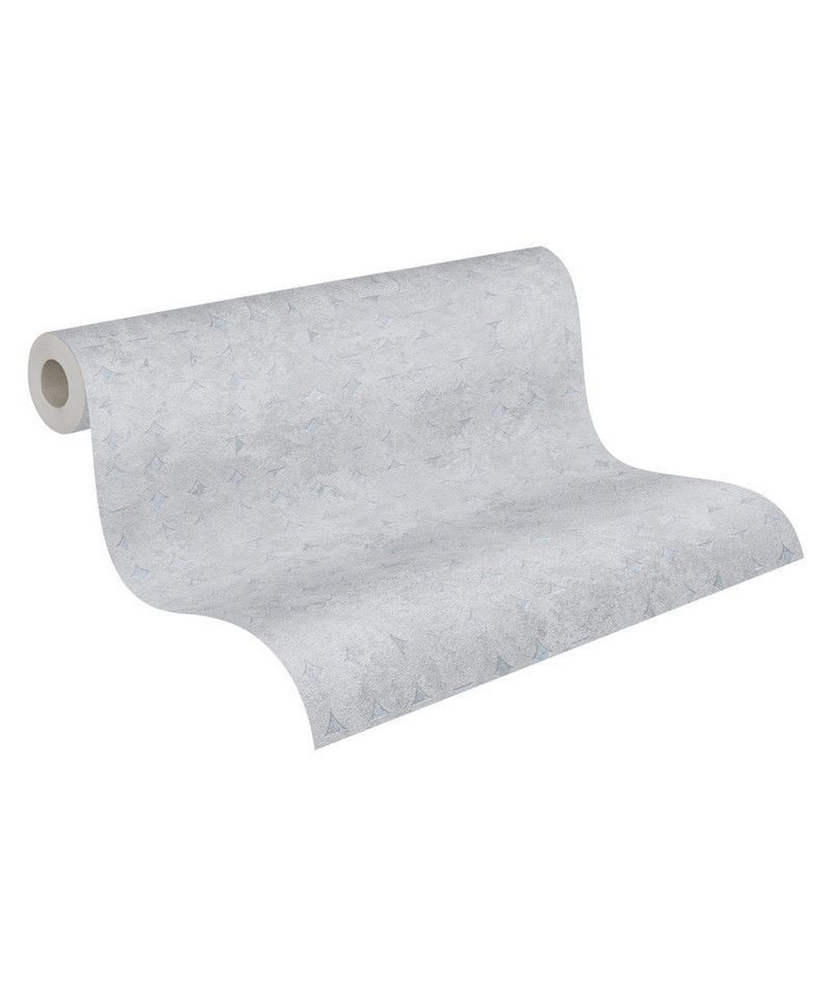 VLIESTAPETE Silber 53/1005 cm - Silberfarben, Textil (53/1cm) - KUNSTLOFT