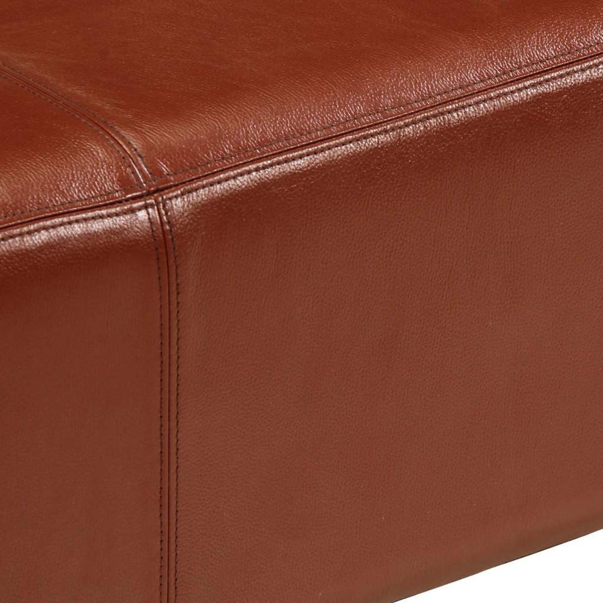 SITZBANK Pfero Turnbock Braun 110 cm Braun Echtleder - Braun, Leder (110/46/30cm) - DELUKE