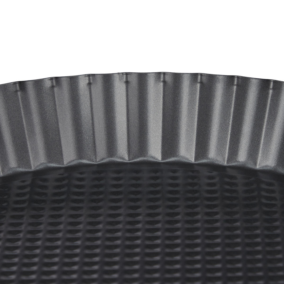 3XFORMA na ovocné koláče - antracitová, kov (28/3cm) - Relaxdays