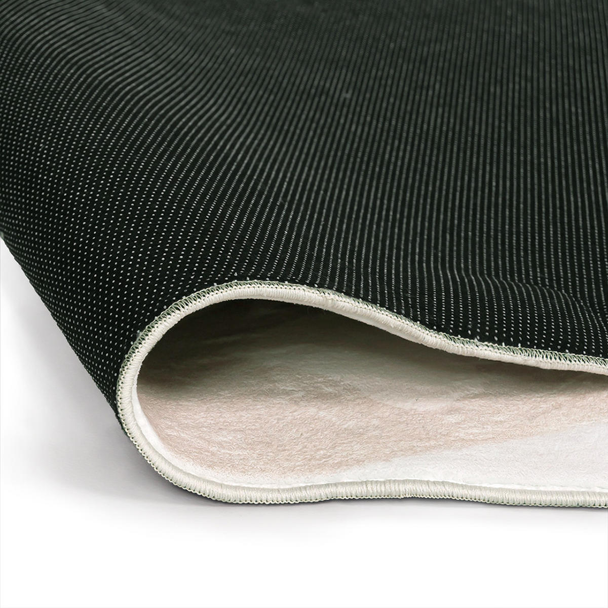 TEPPICH Bova Nello Mazovia Unregelmäßige Form 120x160cm Beige Weiß Abstrakt Kurzflor - Beige, Textil (120/160cm) - Mazovia