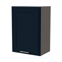 HÄNGESCHRANK Salo W2/50 Grau / Indigo Matt 50 / 32,5 / 72cm - Dunkelblau/Grau, Holz/Holzwerkstoff (50/72/32.5cm) - Feldmann-Wohnen