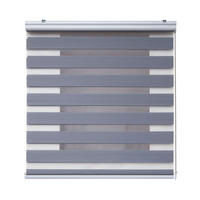 DOPPELROLLO Silber 200x250 cm - Silberfarben, Kunststoff (200/250cm) - STORESDECO