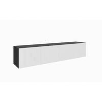 TV-SCHRANK NOE - Schwarz/Weiß, Holzwerkstoff (200/41/40cm) - Meblini