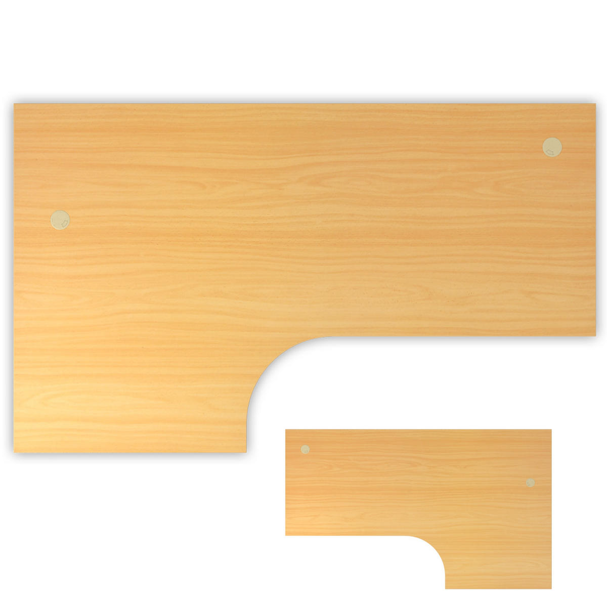 SCHREIBTISCHPLATTE 120/200/2,5 cm in Buchefarben - Buchefarben, Holzwerkstoff (120/200/2.5cm) - bümö