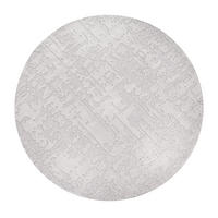 TEPPICH Tsingy Oyster Structures 240/240 cm - Grau, Textil (240/240cm) - Louis De Poortere