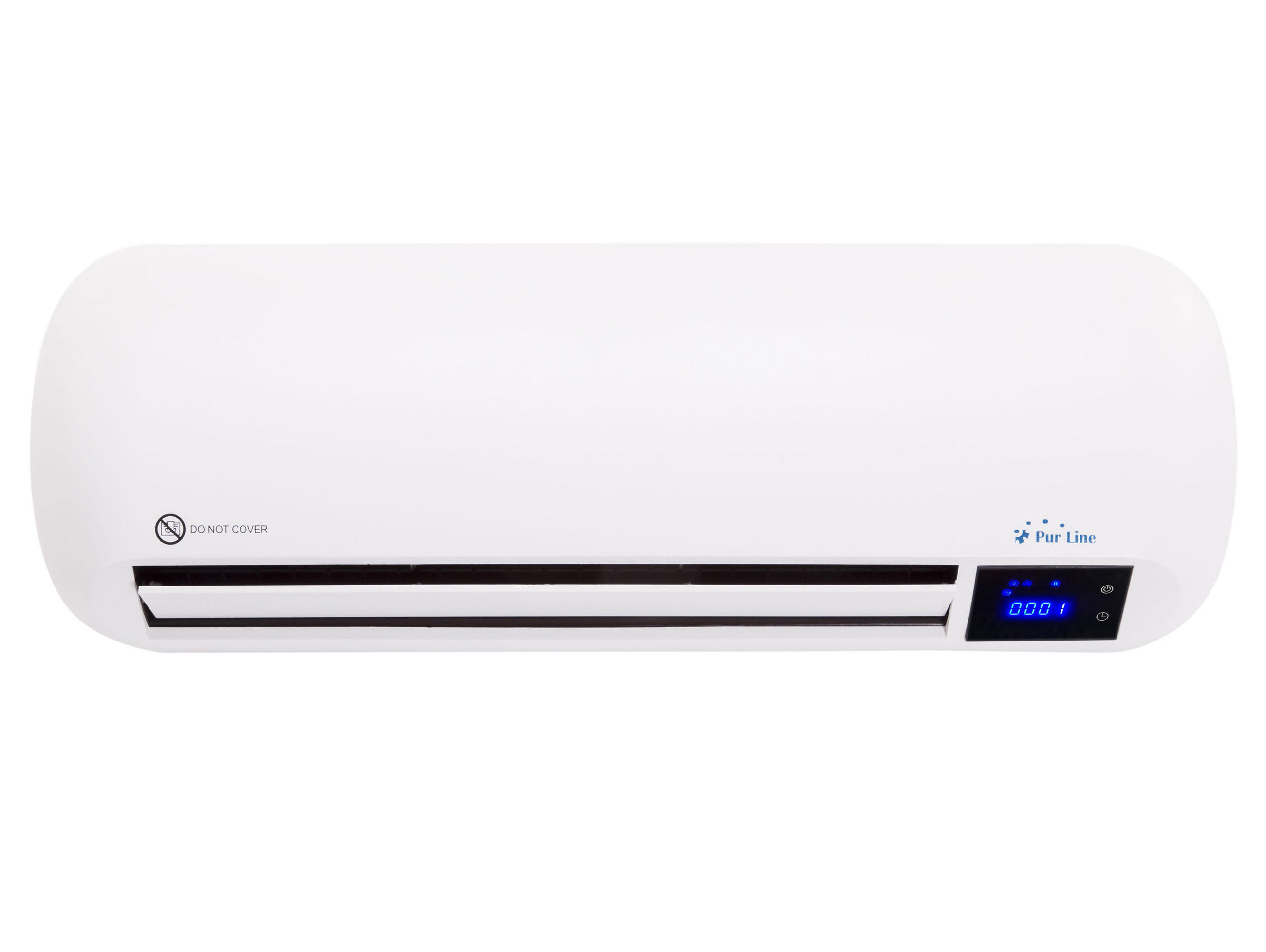 SPLIT-WANDHEIZUNG Weiß mit Fernsteuerung und Programmierung 2000 W - Weiß, Kunststoff (62/21/13cm) - Purline