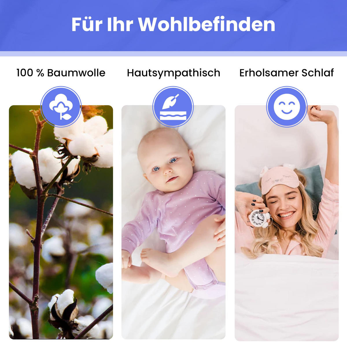 SPANNBETTLAKEN 60/120 cm, Baumwolle Elastisch 100 % Baumwolle Weiß - Weiß, Textil (60/120cm) - Best For Home