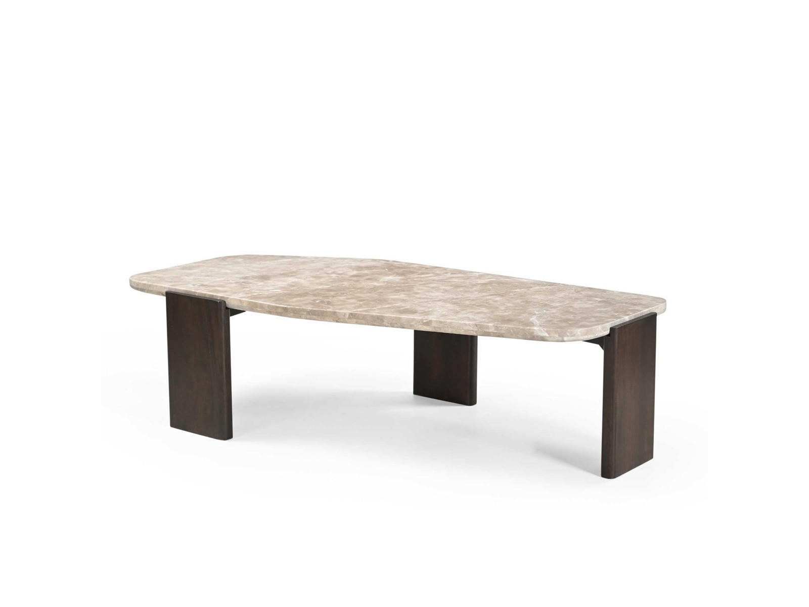 COUCHTISCH Silva Mangoholz 130 cm / 65 cm Beige - Beige, Holz (65/130/37cm)