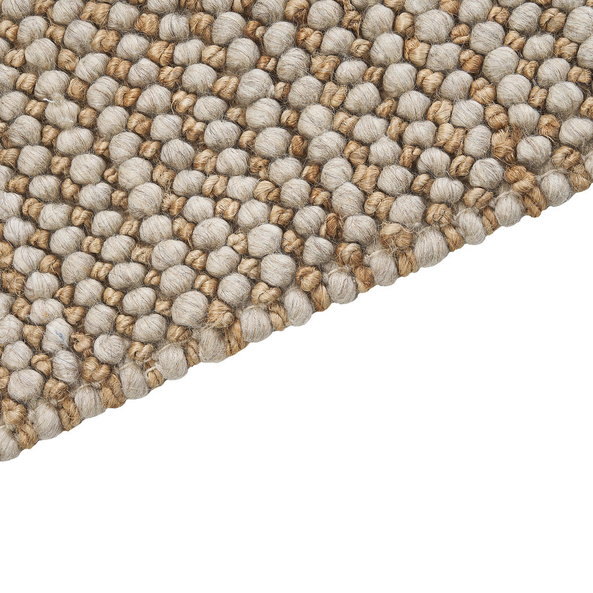 KURZFLOR-TEPPICH Banoo 150/80 cm - Beige, Textil (80/150cm) - Beliani