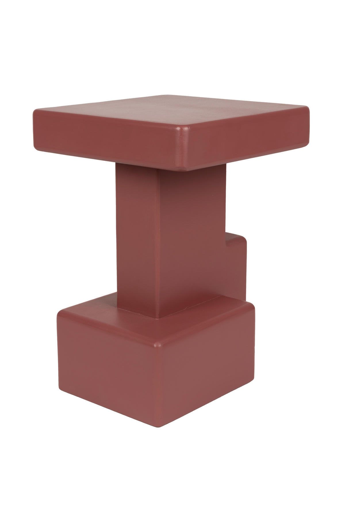 BEISTELLTISCH Blast - Rot - 35/35/50 cm - Rot, Holz (35/35/50cm)