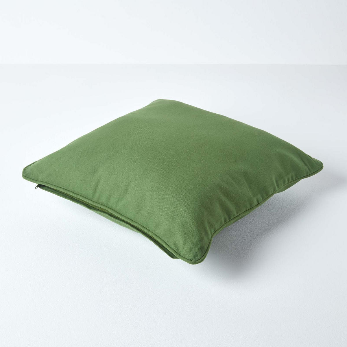KISSENHÜLLE olivgrün 30/30 cm, 100% Baumwolle - Olivgrün, Textil (30/30cm) - Homescapes