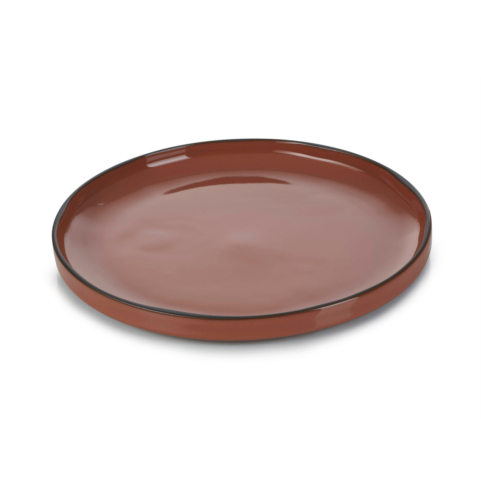 DESSERTTELLER CARACTERE 21 cm Zimt - Braun, Keramik (21cm) - Revol Porcelaine France