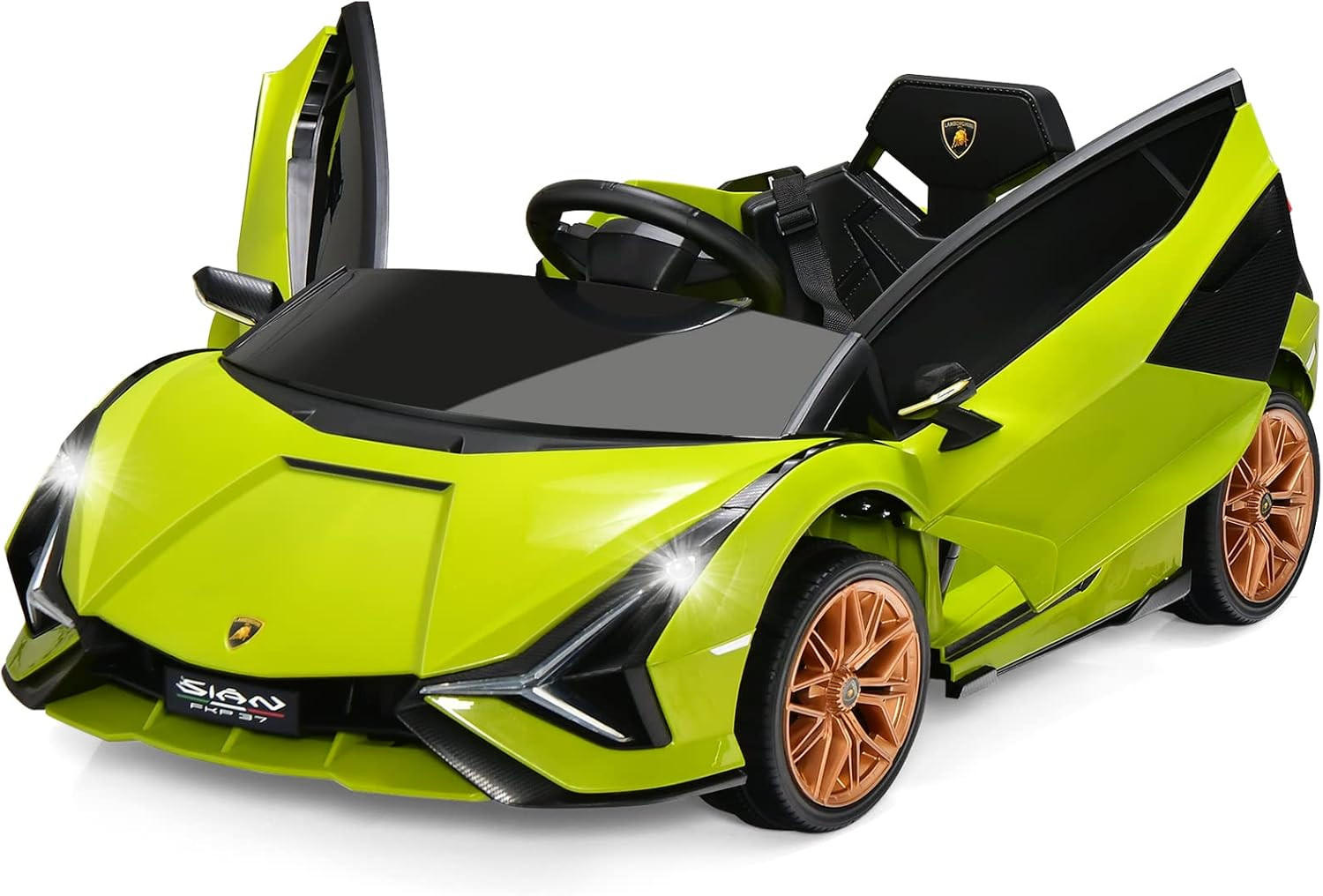 COSTWAY DĚTSKÉ AUTO Lamborghini 12V zelené