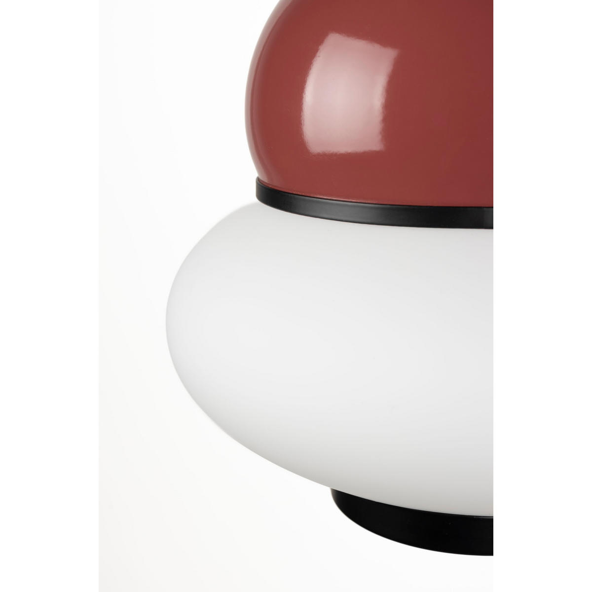 PENDELLEUCHTE Bumble Rot M - Rotbraun, Metall (25.4/26/25.4cm) - Zuiver