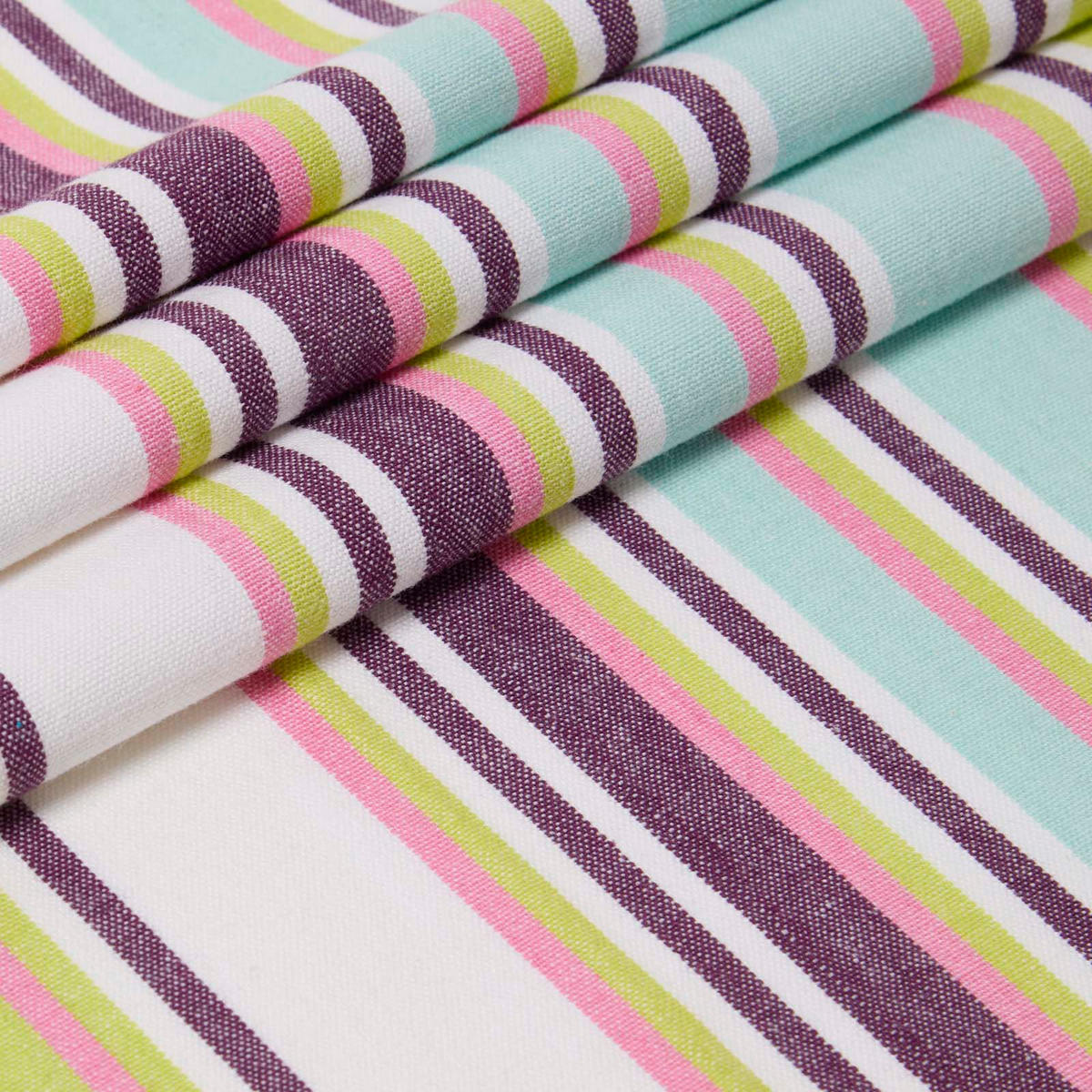 BAUMWOLLSTOFF Meterware Osaka bunt gestreift, 150 cm - Multicolor, Textil (150/100cm) - Homescapes