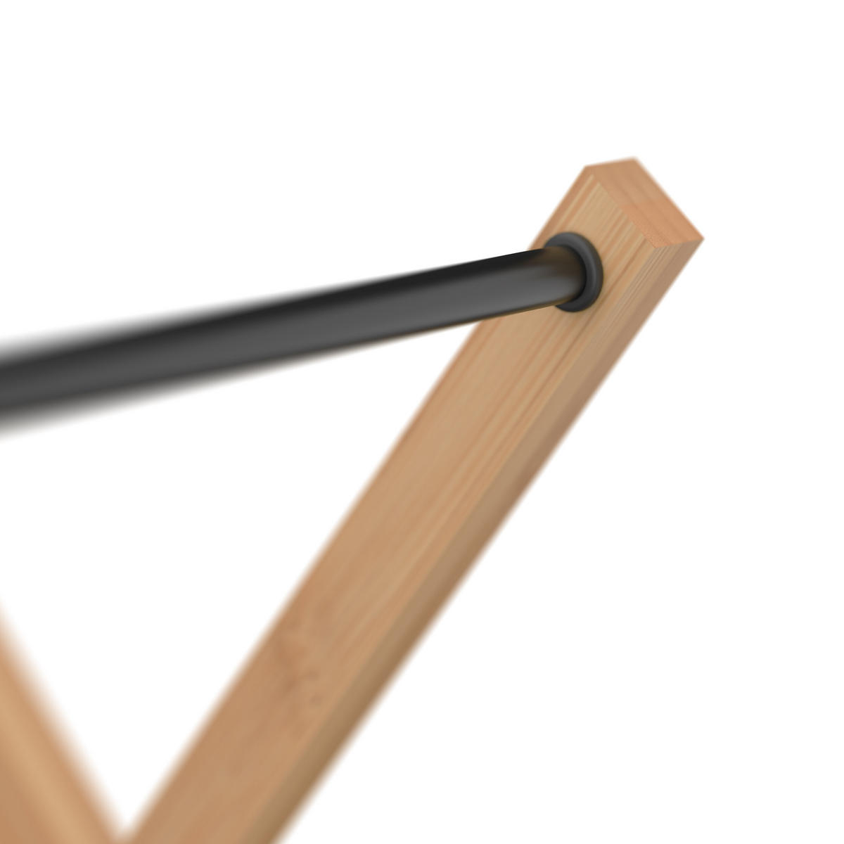 SUŠIAK na prádlo - viacfarebná, kov/drevo (71.5/45/59cm) - Relaxdays