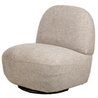 SESSEL Samt Beige - Beige, Textil (71/75/68cm) - Nordlys