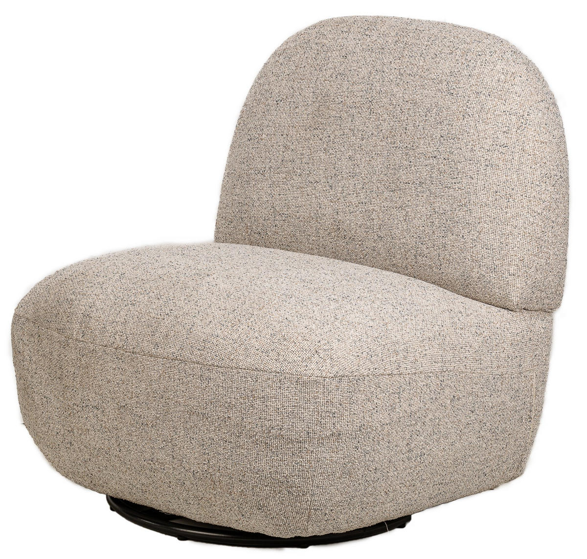 SESSEL Samt Beige - Beige, Textil (71/75/68cm) - Nordlys