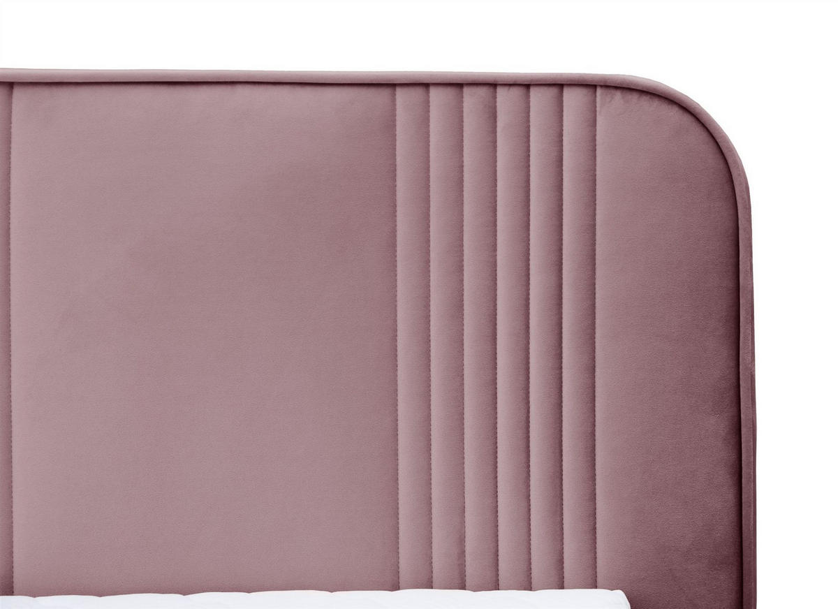 BOXBETT Alize - Altrosa, Holzwerkstoff/Textil (160/200cm) - Fun Möbel