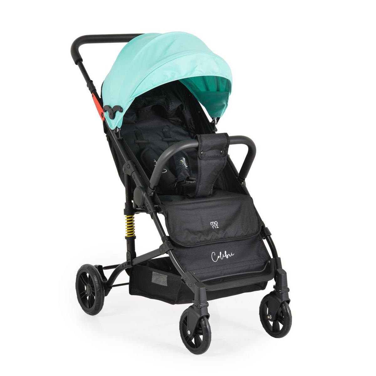 KINDERWAGEN Colibri türkis faltbar, verstellbar, 5-Punkt-Gurt, ab 6 Monaten - Türkis, Metall (75/51/97cm) - Moni