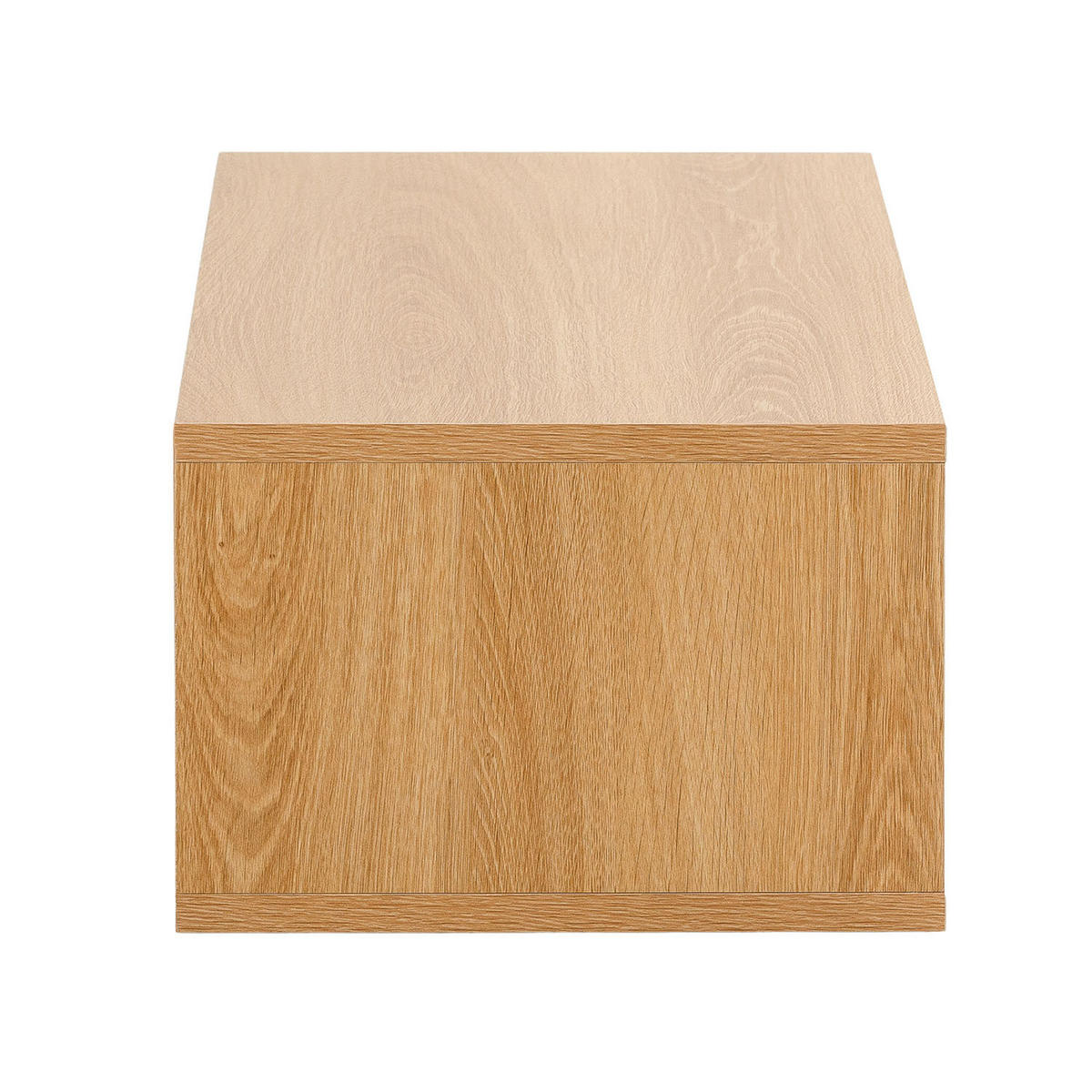 KONSOLENTISCH schwebender Auri 2 schubladen Eiche-Optik - Honigeiche, Holzwerkstoff (100/20/30cm) - VS Venta-stock