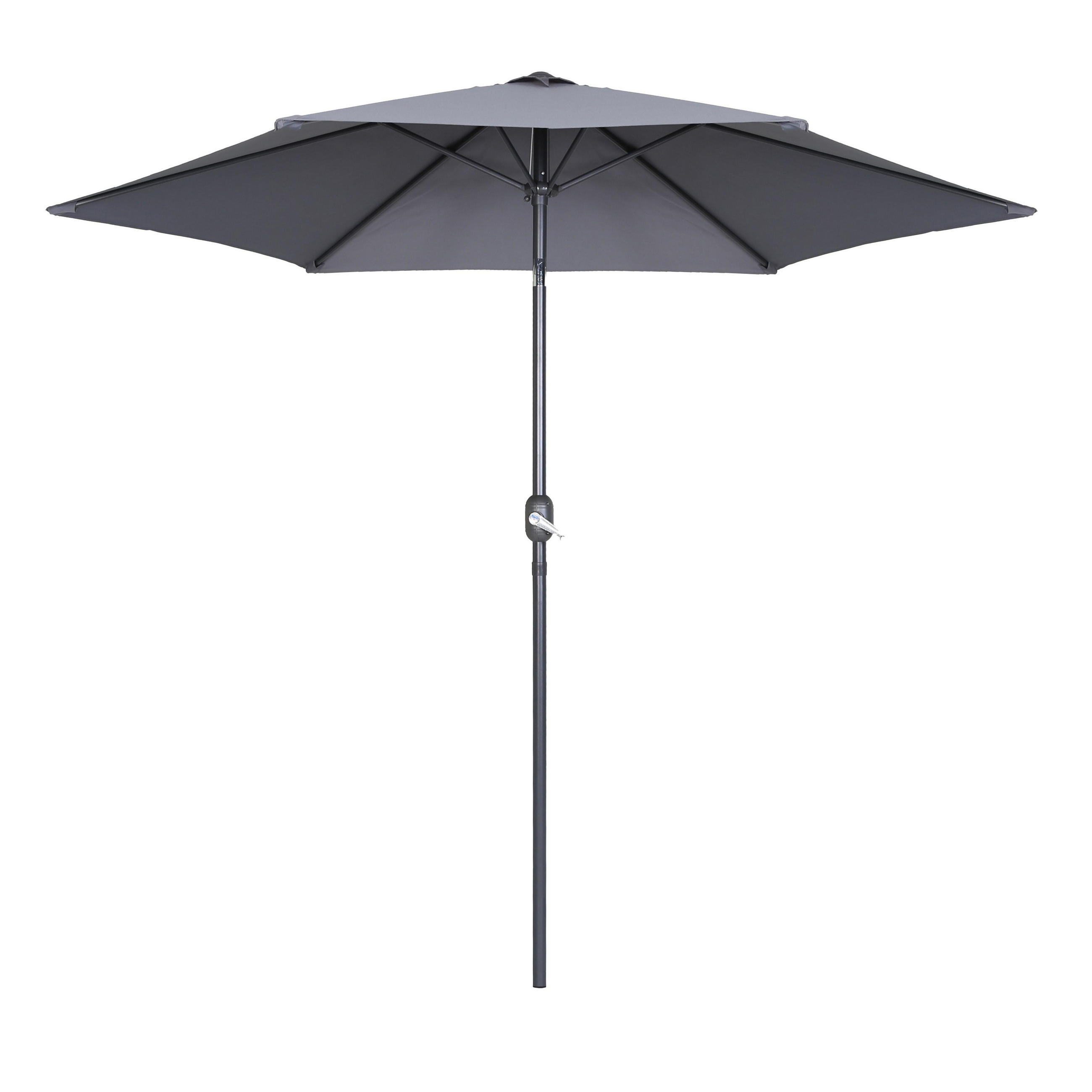 Oviala Sonnenschirm Grau 300x300 cm