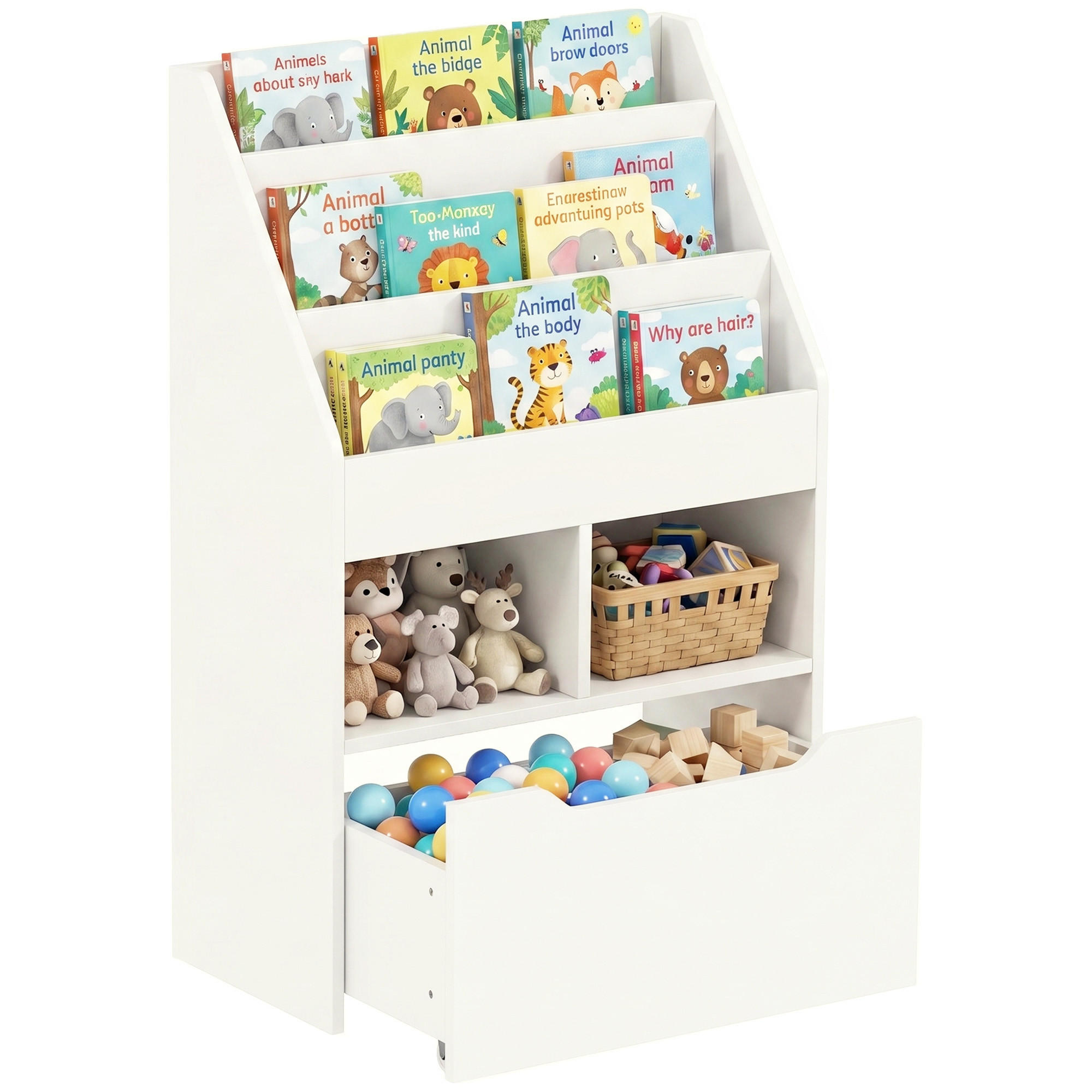 XXXLutz Babyregal Weiß 60x90x29.9 cm